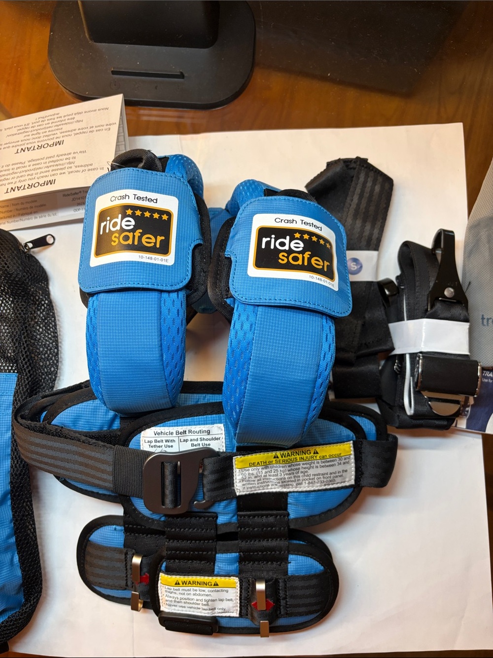 RideSafer Gen 5 - Small Lightweight, Compact, Portable Car Seat - Perfect